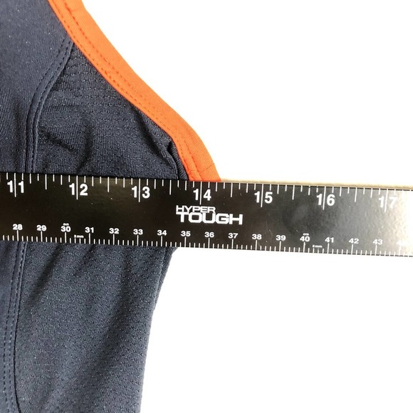 Nike Shirt Blue Orange Scoop Neck Tank Top Dri Fit Center Logo Size X Small - Picture 9 of 12